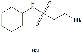 2-amino-N-cyclohexylethanesulfonamide hydrochloride Struktur