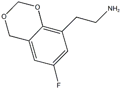 2-(6-fluoro-4H-1,3-benzodioxin-8-yl)ethanamine Struktur