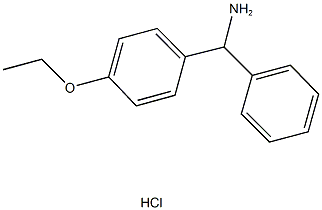 (4-ethoxyphenyl)(phenyl)methylamine hydrochloride Struktur