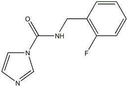 N-(2-fluorobenzyl)-1H-imidazole-1-carboxamide Struktur