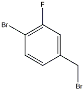 1-bromo-4-(bromomethyl)-2-fluorobenzene Struktur