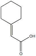 2-cyclohexylideneacetic acid Struktur