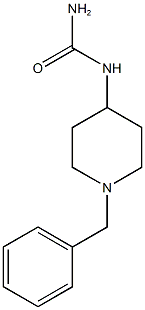 (1-benzylpiperidin-4-yl)urea Struktur