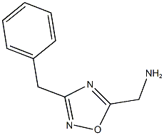 (3-benzyl-1,2,4-oxadiazol-5-yl)methanamine Struktur