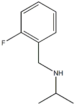 [(2-fluorophenyl)methyl](propan-2-yl)amine Struktur