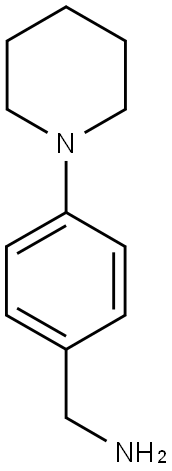 [4-(piperidin-1-yl)phenyl]methanamine Struktur