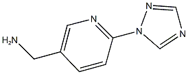 [6-(1H-1,2,4-triazol-1-yl)pyridin-3-yl]methylamine Struktur