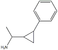 1-(2-phenylcyclopropyl)ethan-1-amine Struktur