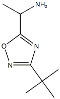 1-(3-tert-butyl-1,2,4-oxadiazol-5-yl)ethan-1-amine Struktur