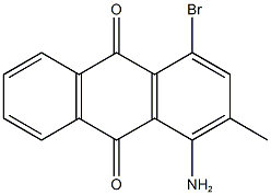 1-amino-4-bromo-2-methyl-9,10-dihydroanthracene-9,10-dione Struktur