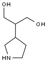 2-(pyrrolidin-3-yl)propane-1,3-diol Struktur