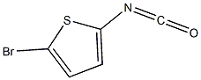 2-bromo-5-isocyanatothiophene Struktur