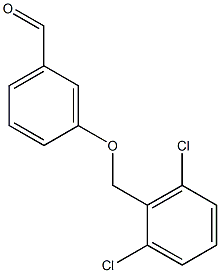 3-[(2,6-dichlorophenyl)methoxy]benzaldehyde Struktur