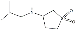 3-[(2-methylpropyl)amino]-1$l^{6}-thiolane-1,1-dione Struktur