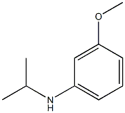 3-methoxy-N-(propan-2-yl)aniline Struktur