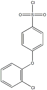 4-(2-chlorophenoxy)benzene-1-sulfonyl chloride Struktur