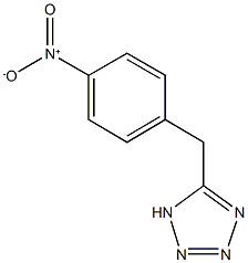 5-[(4-nitrophenyl)methyl]-1H-1,2,3,4-tetrazole Struktur