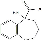 5-amino-6,7,8,9-tetrahydro-5H-benzo[7]annulene-5-carboxylic acid Struktur