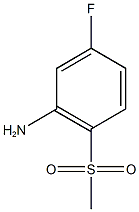 5-fluoro-2-methanesulfonylaniline Struktur