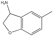 5-methyl-2,3-dihydro-1-benzofuran-3-amine Struktur