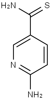 6-aminopyridine-3-carbothioamide Struktur