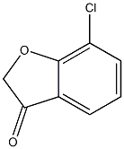 7-chloro-2,3-dihydro-1-benzofuran-3-one Struktur