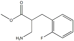 methyl 3-amino-2-[(2-fluorophenyl)methyl]propanoate Struktur