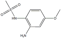 N-(2-amino-4-methoxyphenyl)methanesulfonamide Struktur