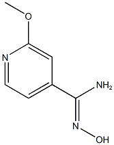 N'-hydroxy-2-methoxypyridine-4-carboximidamide Struktur