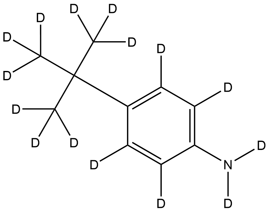 4-TERT-BUTYLANILINE-D15 Struktur