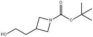 TERT-BUTYL 3-(2-HYDROXYETHYL)AZETIDINE-1-CARBOXYLATE Struktur