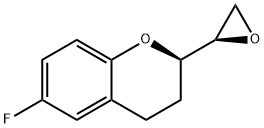 (R)-6-Fluoro-2-[(R)-2-oxiranyl]chromane Struktur