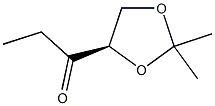 1-[(4R)-2,2-Dimethyl-1,3-dioxolan-4-yl]-1-propanone Struktur