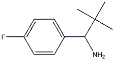 1-(4-fluorophenyl)-2,2-dimethylpropan-1-amine Struktur