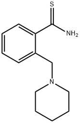 2-(piperidin-1-ylmethyl)benzenecarbothioamide Struktur