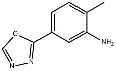 2-METHYL-5-(1,3,4-OXADIAZOL-2-YL)ANILINE Struktur