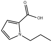 1-propyl-1H-pyrrole-2-carboxylic acid Struktur