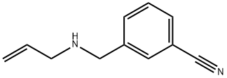 3-[(prop-2-en-1-ylamino)methyl]benzonitrile Struktur