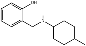 2-{[(4-methylcyclohexyl)amino]methyl}phenol Struktur