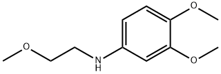 3,4-dimethoxy-N-(2-methoxyethyl)aniline Struktur