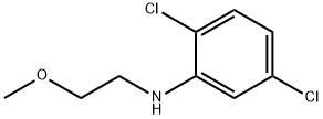 2,5-dichloro-N-(2-methoxyethyl)aniline Struktur