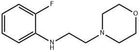 2-fluoro-N-[2-(morpholin-4-yl)ethyl]aniline Struktur