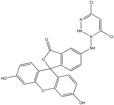 5-(4,6-二氯三嗪基)氨基熒光素, 102417-95-8, 結(jié)構(gòu)式