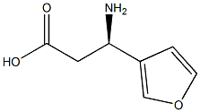 (3R)-3-AMINO-3-(3-FURYL)PROPANOIC ACID Struktur