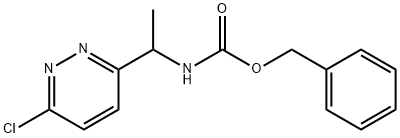 Benzyl [1-(6-chloorpyridazin-3-yl)ethyl]carbamate Struktur