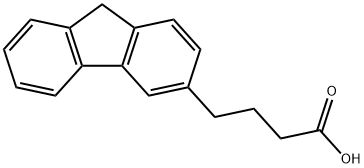 4-(9H-fluoren-3-yl)butanoic acid Struktur