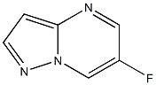 6-fluoropyrazolo[1,5-a]pyrimidine Struktur