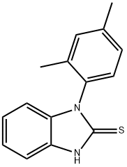 1-(2,4-dimethylphenyl)-1H-1,3-benzodiazole-2-thiol Struktur