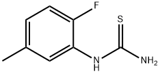 (2-fluoro-5-methylphenyl)thiourea Struktur