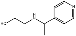 2-{[1-(pyridin-4-yl)ethyl]amino}ethan-1-ol Struktur